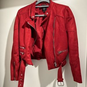 Zara TRF Suede Jacket